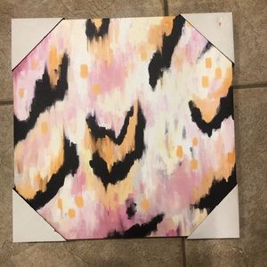Abstract paint art decor